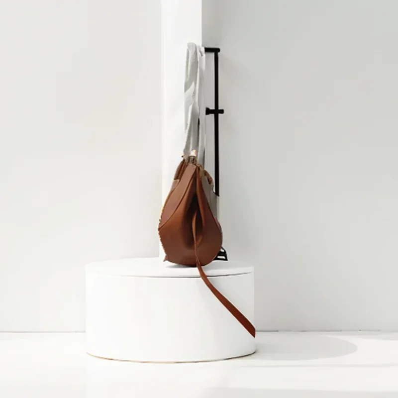 Sac à bandoulière seau Vintage – Fourre-tout classique de grande capacité avec repose-bras، sac à main eleégant et polyvalent