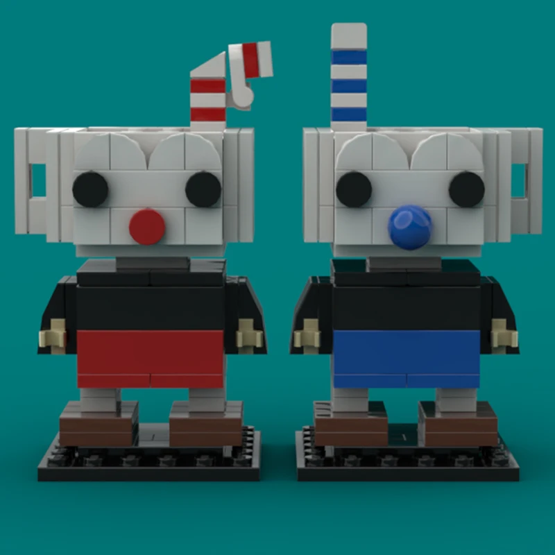 

102 шт. MOC Mugman Brickheadz строительные блоки Рождественский подарок Премиум DIY подарок предназначенный для взрослых и любителей хобби