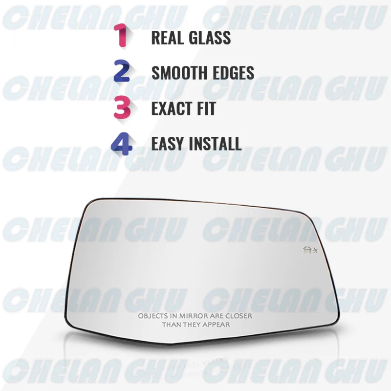 For Chevrolet silverado 1500 2019 2020 2021 2022 2023 US Version Right Side Heated Blind Spot Rear Mirror Glass Car accessories