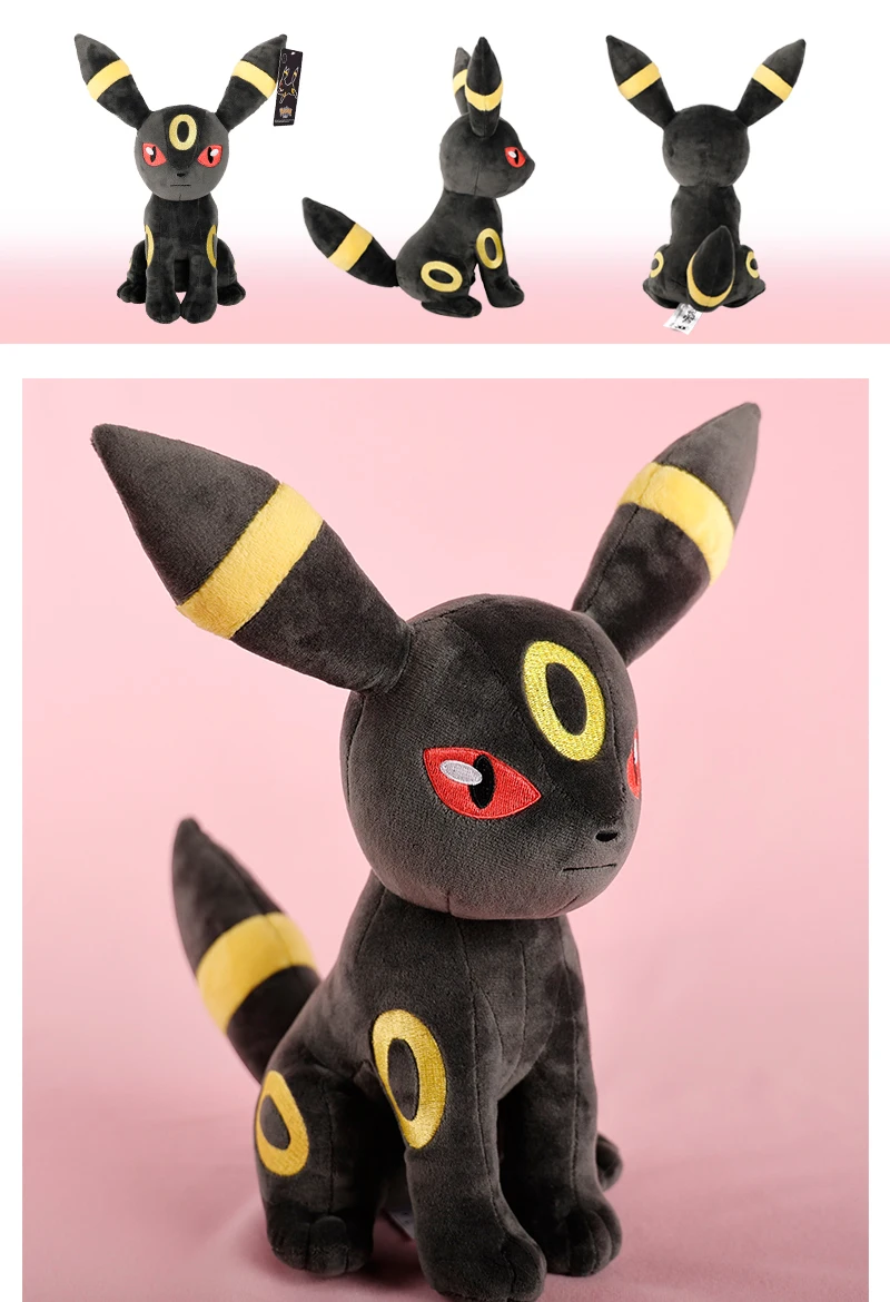 DuoDuoBao الأصلي بوكيمون Eevee Sylveon Umbreon Espeon ألعاب من نسيج مخملي Gengar Pikachu Charizard أفخم دمية لينة Kawaii لعب الاطفال هدية