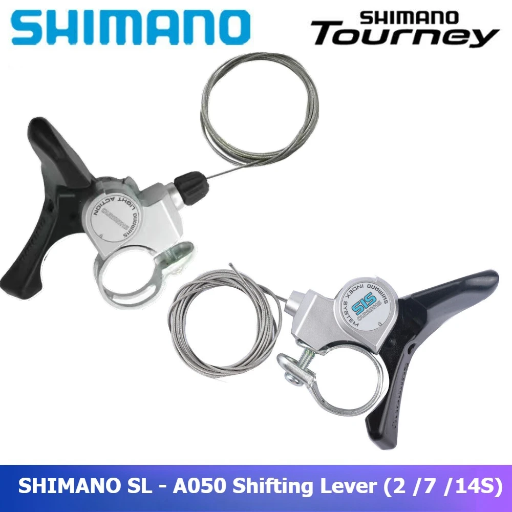 SL-A050 Shimano TOURNEY Left Right Side A050-LB A050-RA Shifting Handle 2x7 Speed Road Bike Handlebar Support Shifting Handle