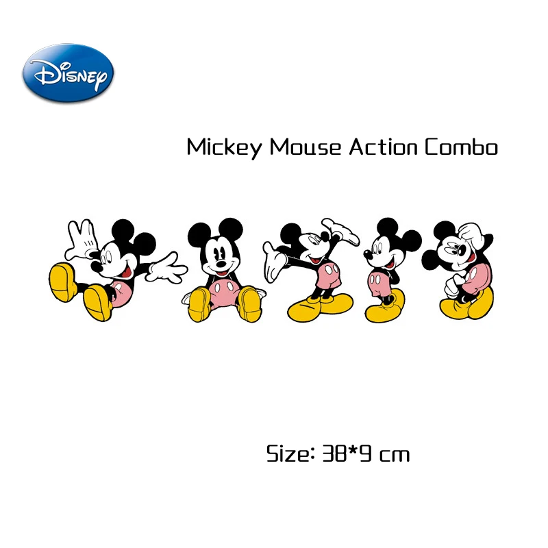 Anime Mickey Minnie Mouse Car Stickers Kawaii Mickey Auto Window Driving Mirror Decals Rear Windshield Stickers Decor Car Sticke