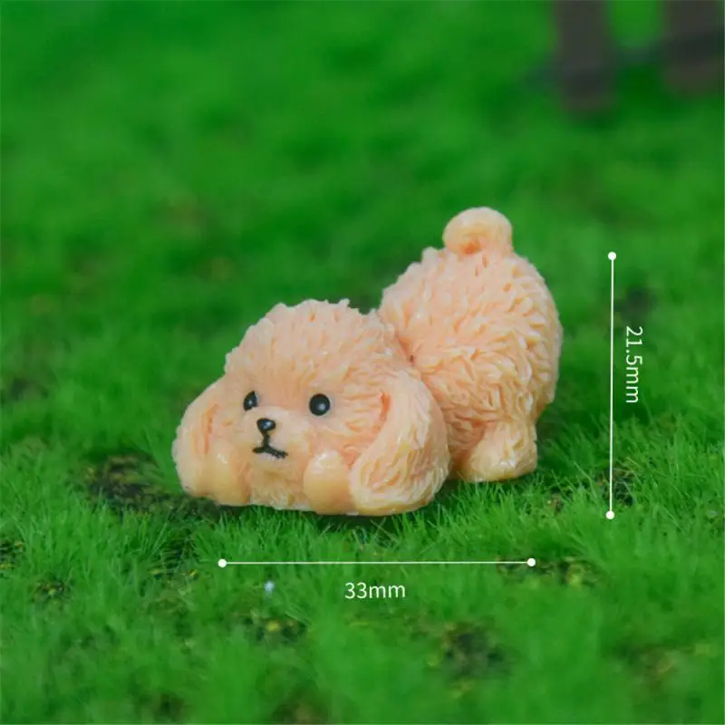 Landscape Miniatures Statuette Decoration Kawaii Resin Corgi Dog Toy Sleepy Series Miniature Figurines Kid Gift DIY