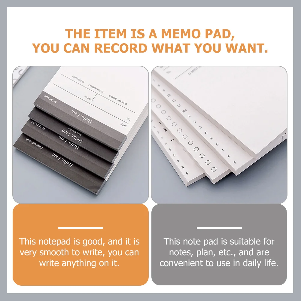 

8 Books Small Planner Notepads Portable Memo Pads Children Teenagers Schedules Notes Plan Supply Note Pads Plan Accessory