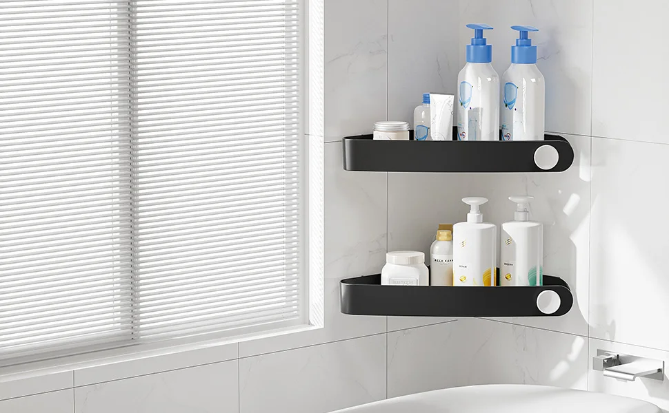 shower caddy black