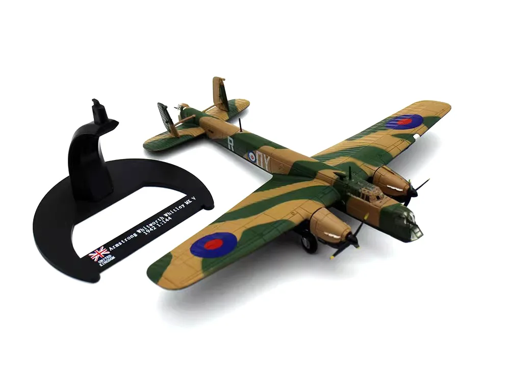 1/144 WW2 British Whitley bomber model 1942  Alloy finished product collection model