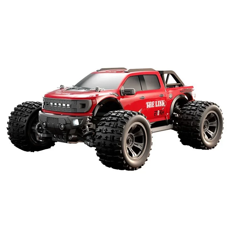 18102 RC Car 2.4G RC High Speed Racing Car 4WD Full Scale Big Wheel Off-road Truck 1/18 Scale with LED Lights for Kids