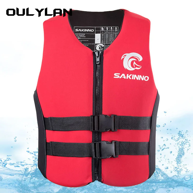 

Oulylan Children Water Sport Buoyancy Jacket Life Vest Neoprene Life Jacket Adult Swimming Boating Skiing Driving Vest Drifting