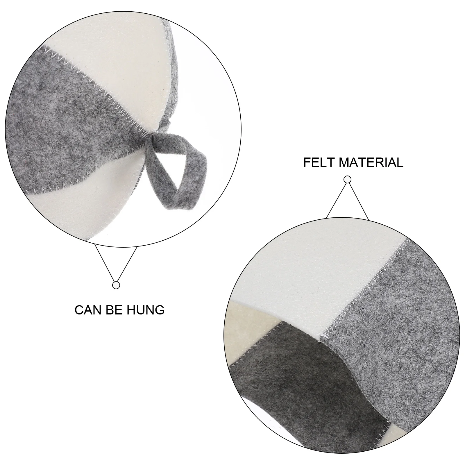 2 قطعة قبعات ساونا ورأى سميكة ماصة للماء قبعات ساونا قبعات حمام مريحة للرجال النساء قبعات دش كبيرة #5