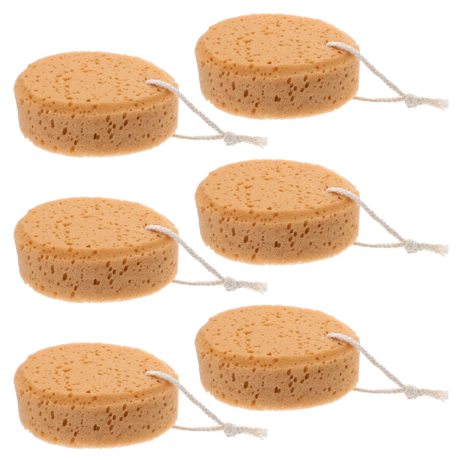 

Набор из 6 ультрамягких губок-мочалок для душа с сотовой структурой, отшелушивающие, для мужчин и женщин, для спа-процедур