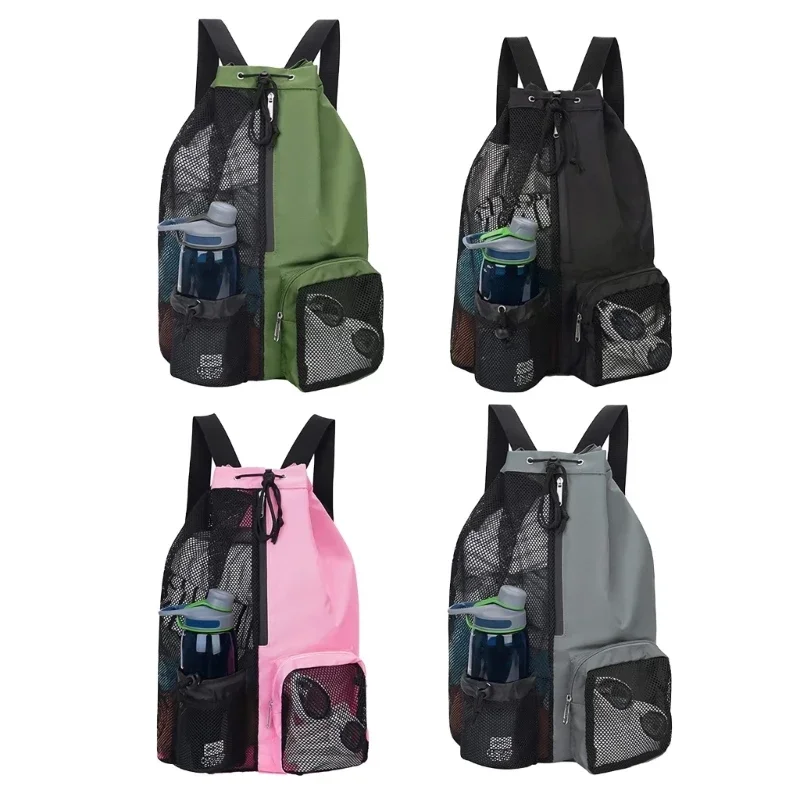 Separated Waterproof Compartment Bag Dry And Wet Bag Swimming Equipment Mesh Bag 2024 New Simple All-Match Bags