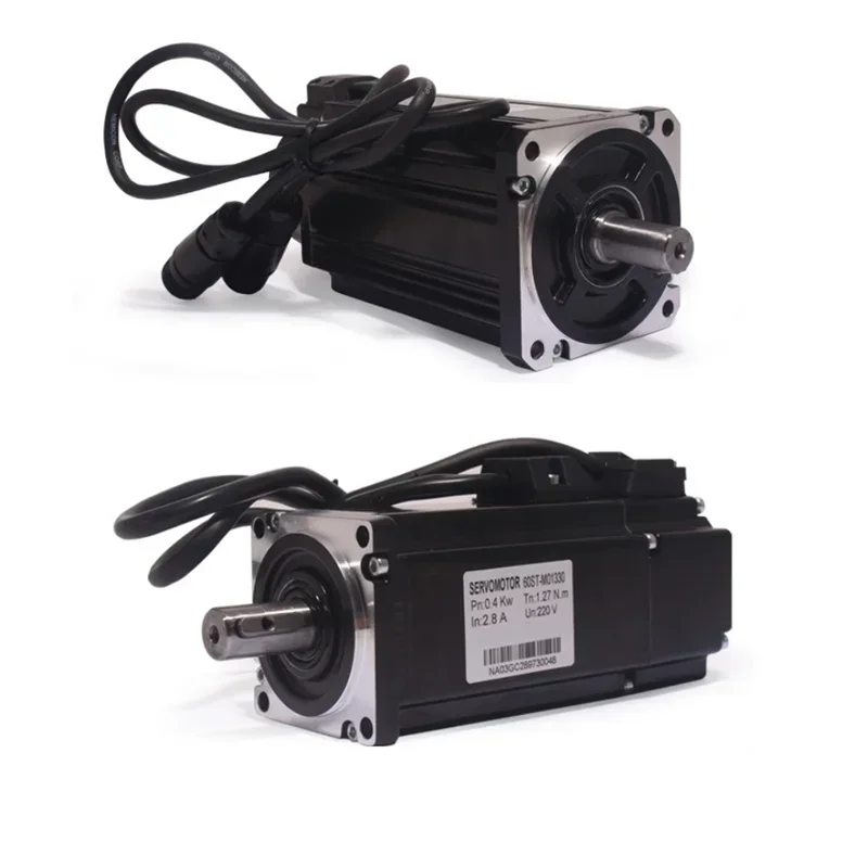 80ST-M02430 0.75KW 220V 3A 3000RPM 2.39N.M CNC Parts servo motor with driver kit for mask machine
