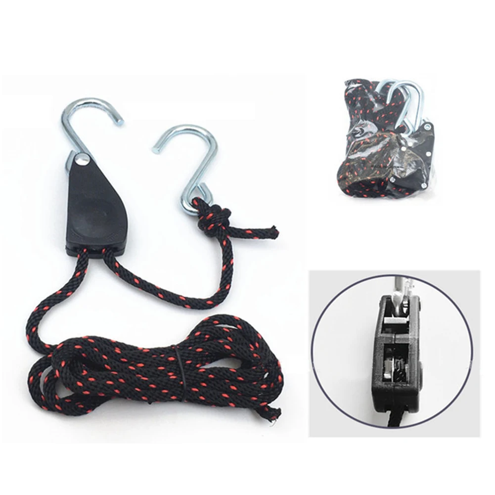 Rope Ratchet Heavy-Duty Kayak Rope Hanging Ratchet Tie Down Adjustable Rope Hanger For Paintless Dent Repair Hook Tools