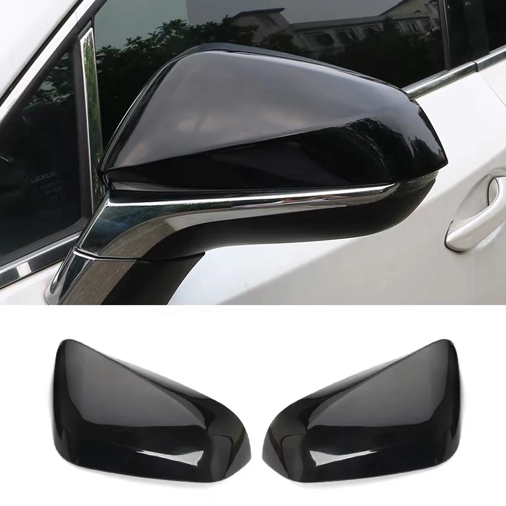 

Car Side Rearview Mirror Decoration Cover Trim Sticker Styling For Lexus NX 260 300h 350h 2020-2022 ABS Carbon Fiber LHD