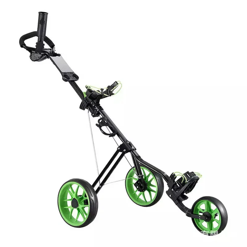 Logo Customized New  Trolley Cart Three Wheels Wholesale  Carts Easy Folding  Push Trolley