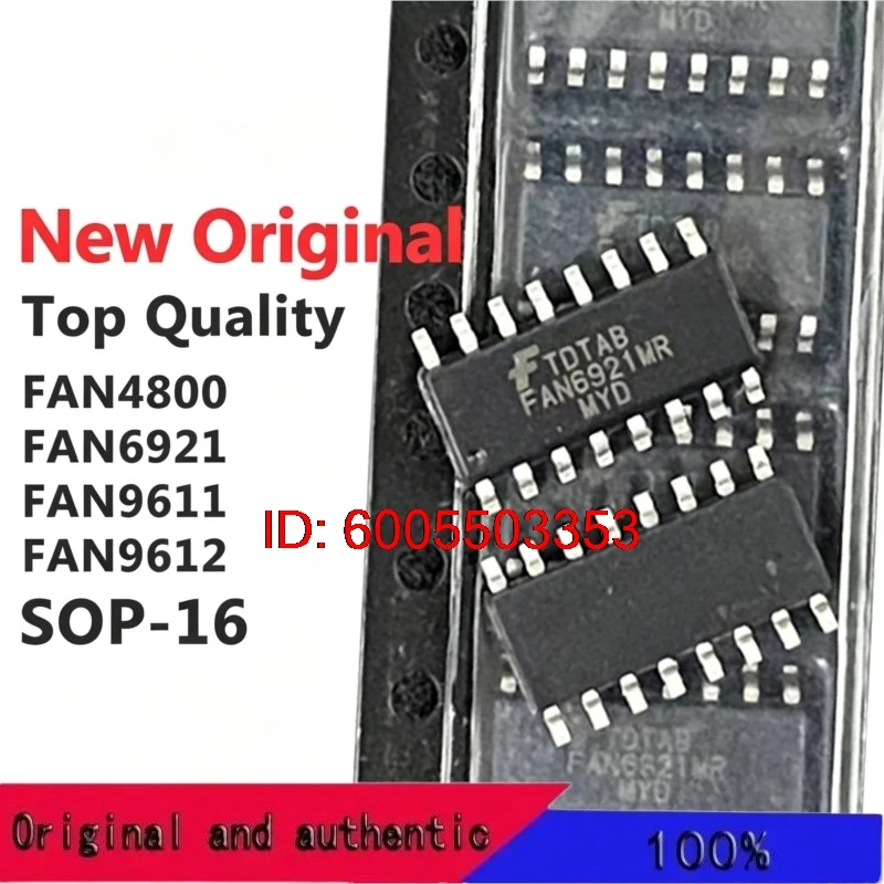 (1 Piece) FAN4800 FAN6921 FAN9611 FAN9612ASMY AUM MRMY MRMYD MX MZF SOP-16 IC New Original Chip