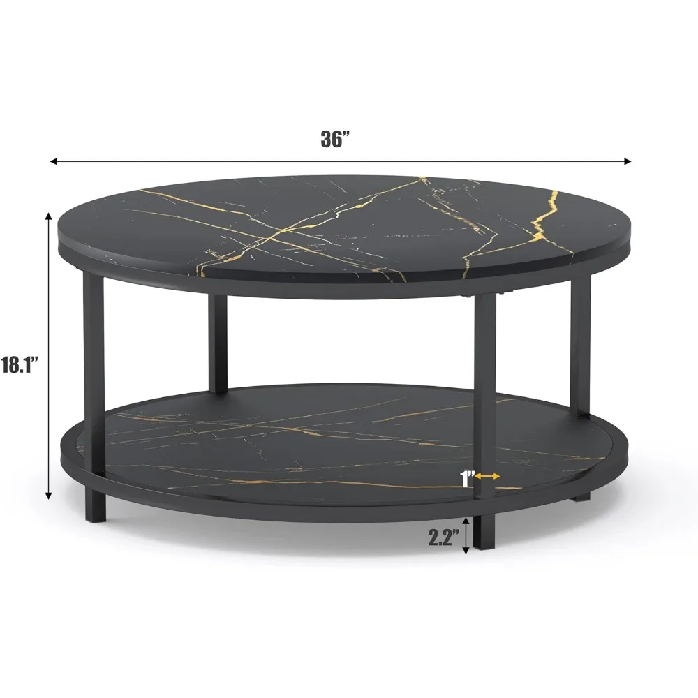 Table basse circulaire nordique pour salon, meubles de salon, table centrale, livraison gratuite