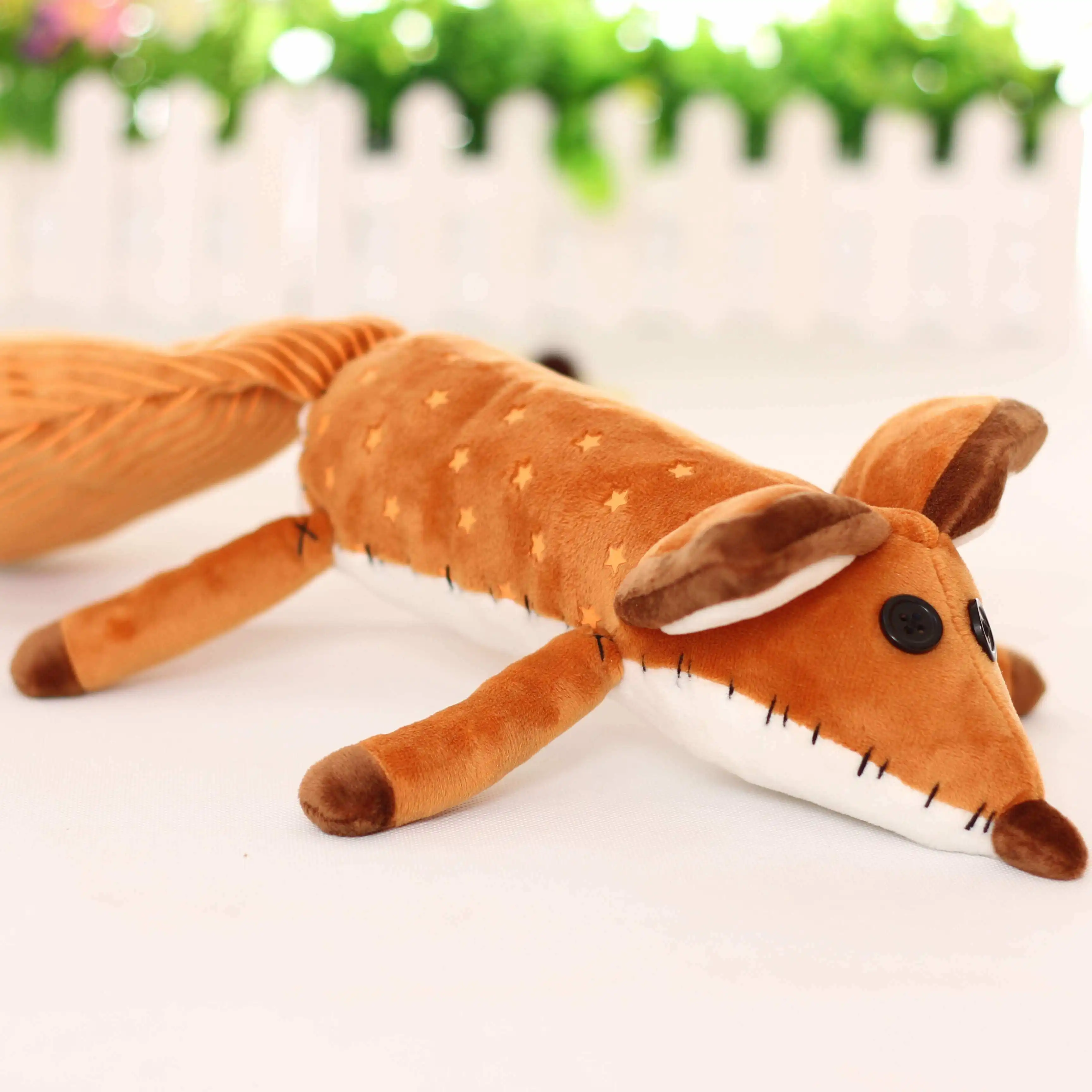 The Little Prince Fox Plush Doll Movie Same Style Stuffed Toy Soft Cute Fox Plushie Kids Gift