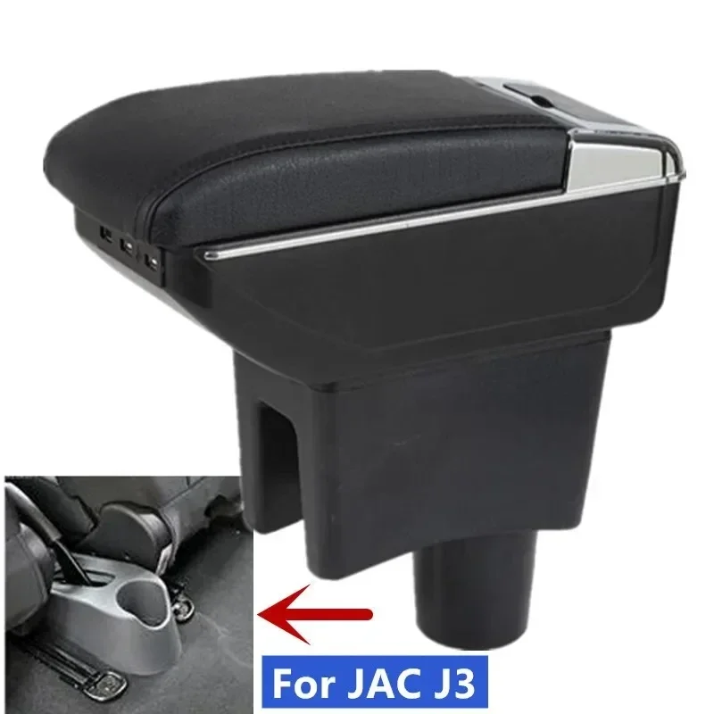 

НОВЫЙ подлокотник для JAC J3 для JAC J3 JAC J3 Автомобильный подлокотник Центральный ящик для хранения специальной модернизации с USB автомобильными аксессуарами