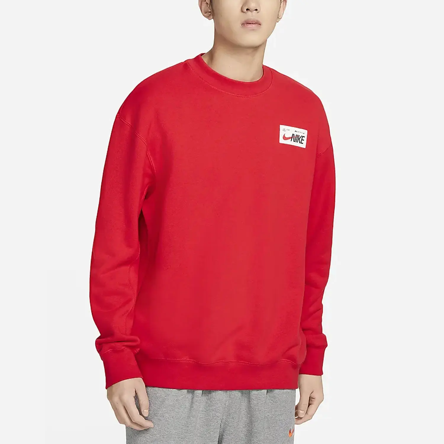 

Nike Genuine 2023 New Men's Fleece Warm Sport Round Neck Sweatshirt FD4059-657