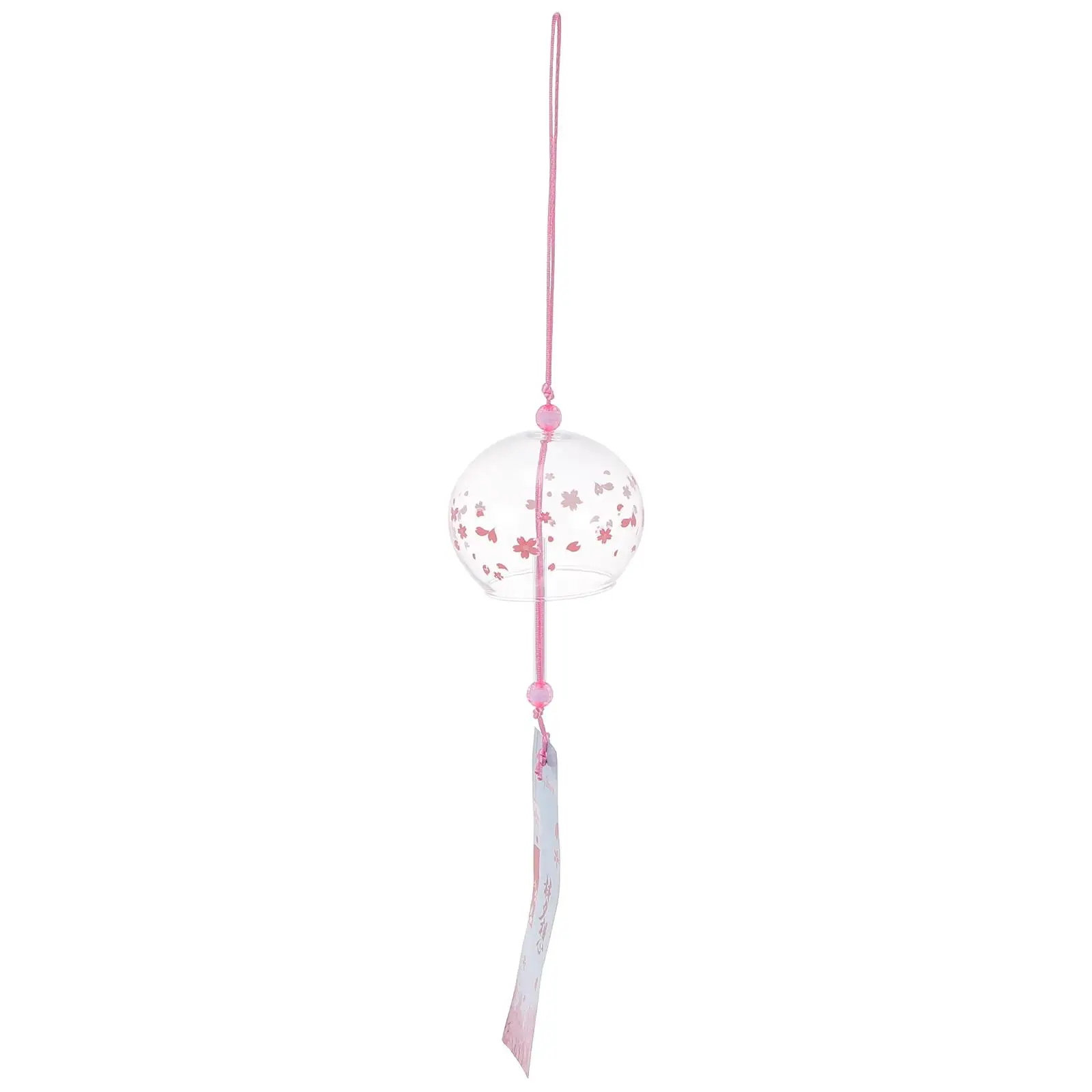 

Wind Chimes Glass Festival Supplies Balcony Hanging Decor Sun Lamp Bell Adornment Sky-blue Decorative Pendant