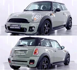 For BWM Mini Cooper R55 R56 upgrade JCW-GP bodykit fit for high quality R57 R58 JCW-GP body kit with bumper side skirt