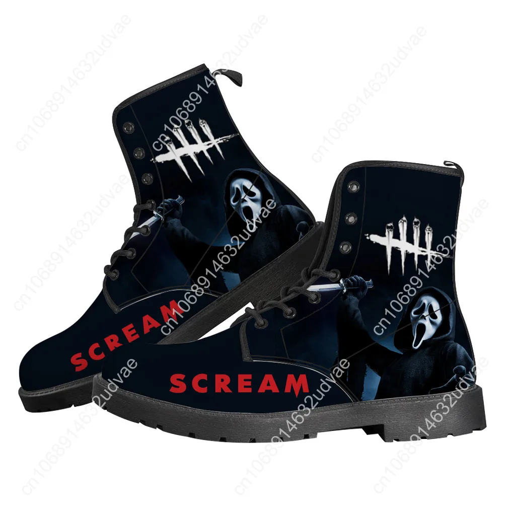 Scream Boots Mens Womens Teenager billy Loomis Shoes Casual Boot Hot Movie Outdoor Light High Quality Couple Customize Shoe