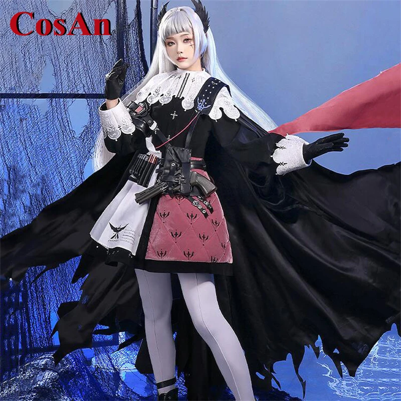 CosAn Hot Game Arknights Irene Cosplay Costume Sweet Gorgeous Third Anniversary Dress Activity Party Role Play Clothing