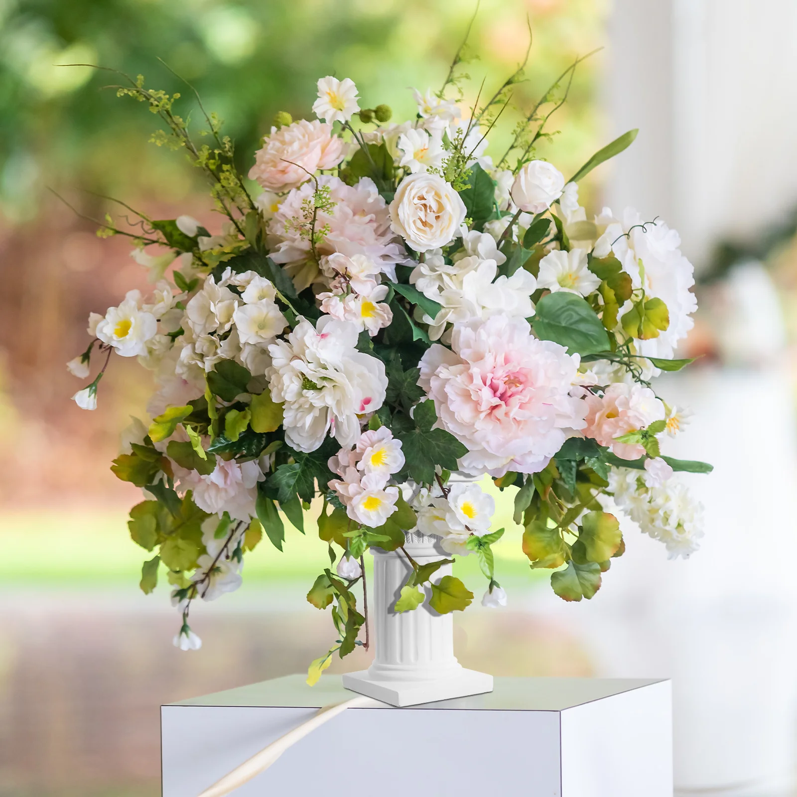 

Roman Column Miniature Garden Plinth Riser Base Statues for Office Home Decor Scene Landscaping Supplies Photo Props Decoration