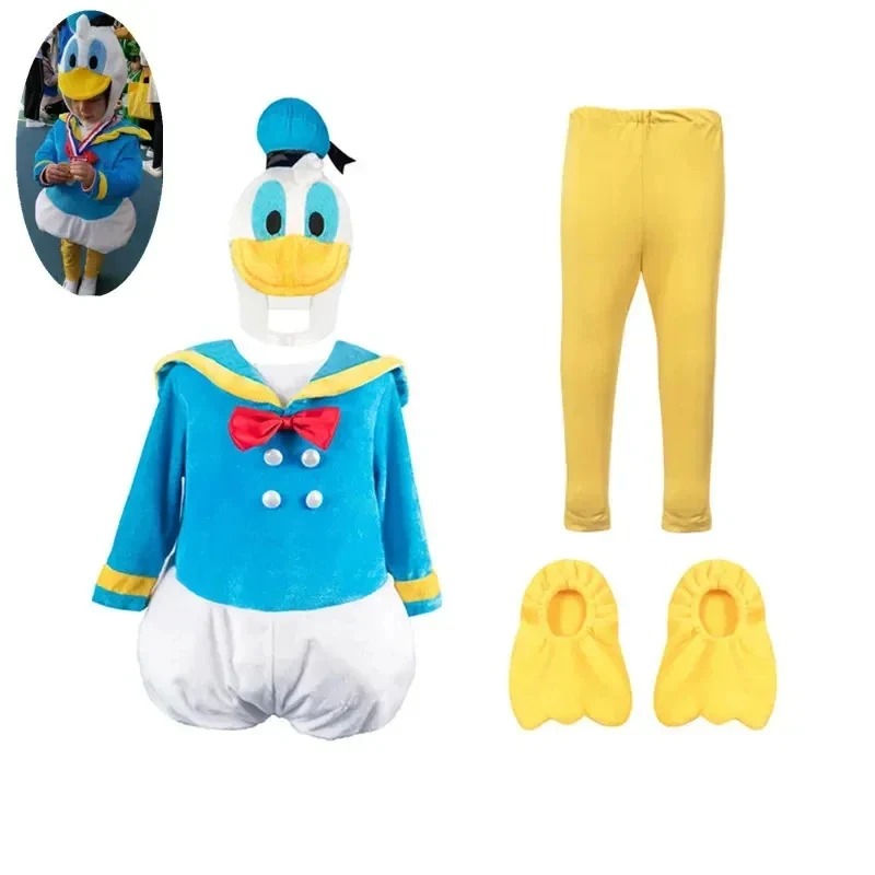 2026 Lyou 2026 Donald Duck Prestige Infant Costume Birthday Gifts Kids Christmas Prom Dresses for Girls and Boys ★ ★ ★ KCVXE