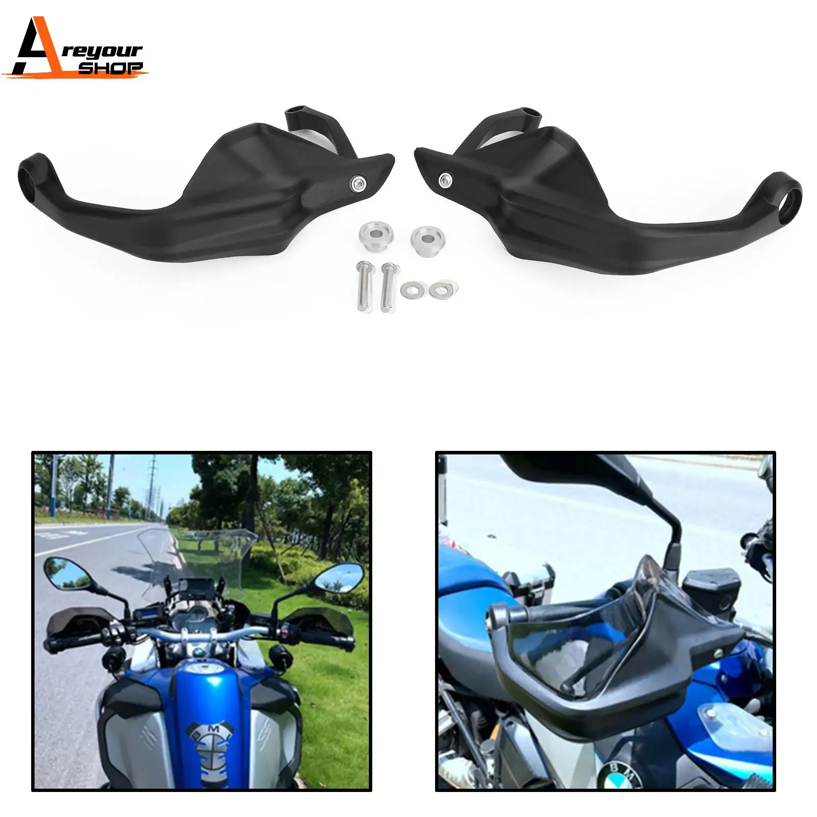 Areyourshop For BMW S1000XR/F800GS ADV/R1200GS LC/R1200GS ADV 14-18 Handguards Protector Motorcycle ABS Plastic hand guards