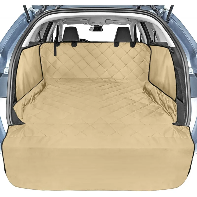 

Водонепроницаемый чехол на сиденье для внедорожника с боковыми клапанами, нескользящий устойчивый к царапинам защитный коврик для автомобиля, фургона, седана, домашних животных, путешествий