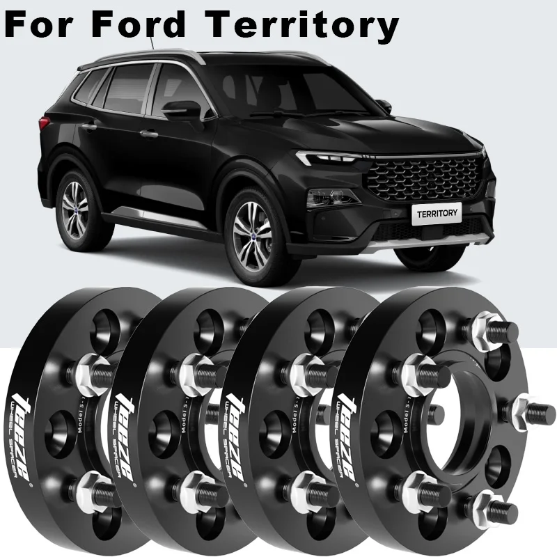 

2/4PCS 5x114.3 70.5 1/2" / 5x108 63.4 M14x1.5 For Ford Territory Flange Plate T6-7075 Wheel Spacers Aluminum Hub widened Adapter