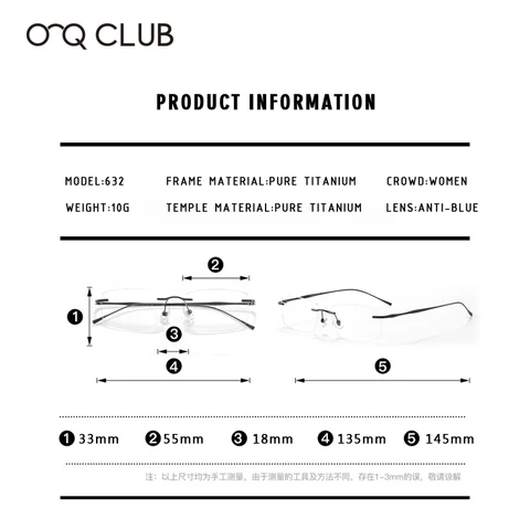 O-Q CLUB мужские титановые очки для чтения — фото модели