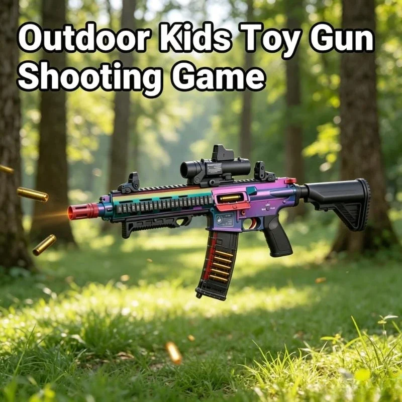 Kids Electric Auto Shell Ejection M416 Blaster Toy, Outdoor Interactive Shooting Game Simulation Assault Rifle For Boys