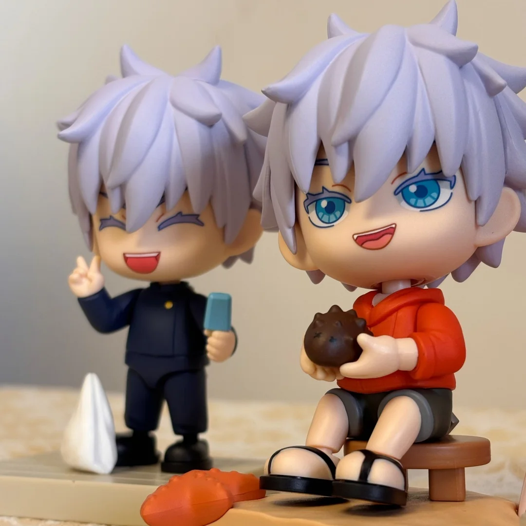 Jujutsu Kaisen Satoru Gojo Action Figure Blind Box Green Blue Memories Series Surprise Cartoon Toy Gift for Fans view 3