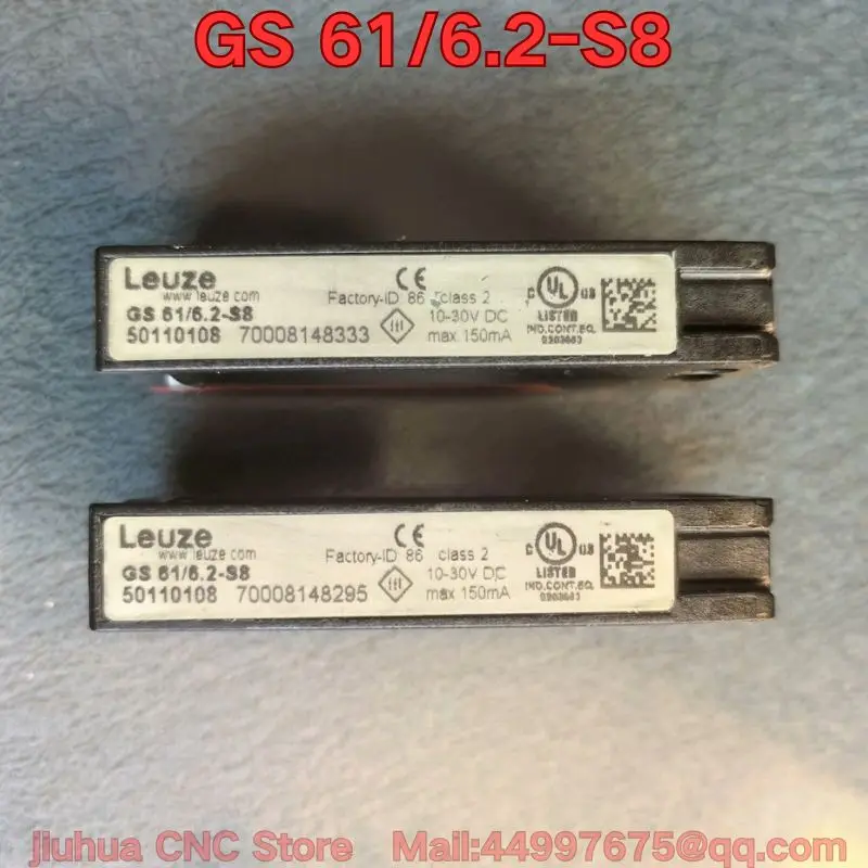 

Функциональный тест б/у датчика обнаружения этикеток с пазами GS 61/6.2-S8 нормально.