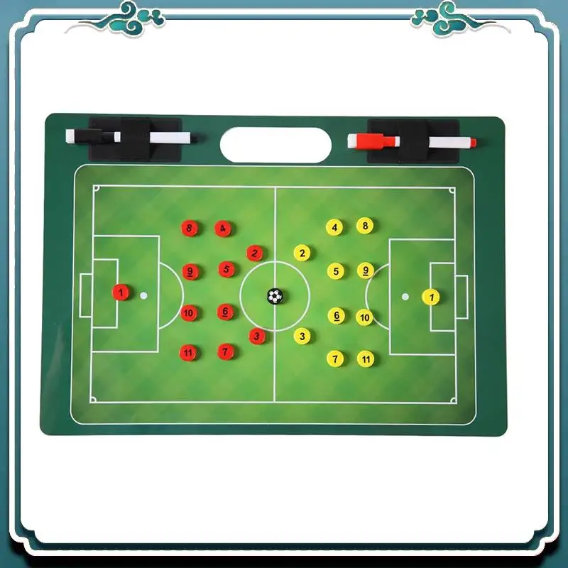 Set Papan Pelatihan Papan Klip Sepak Bola Magnetik Untuk Pelatih, Untuk Permainan Teknik Strategi Olahraga