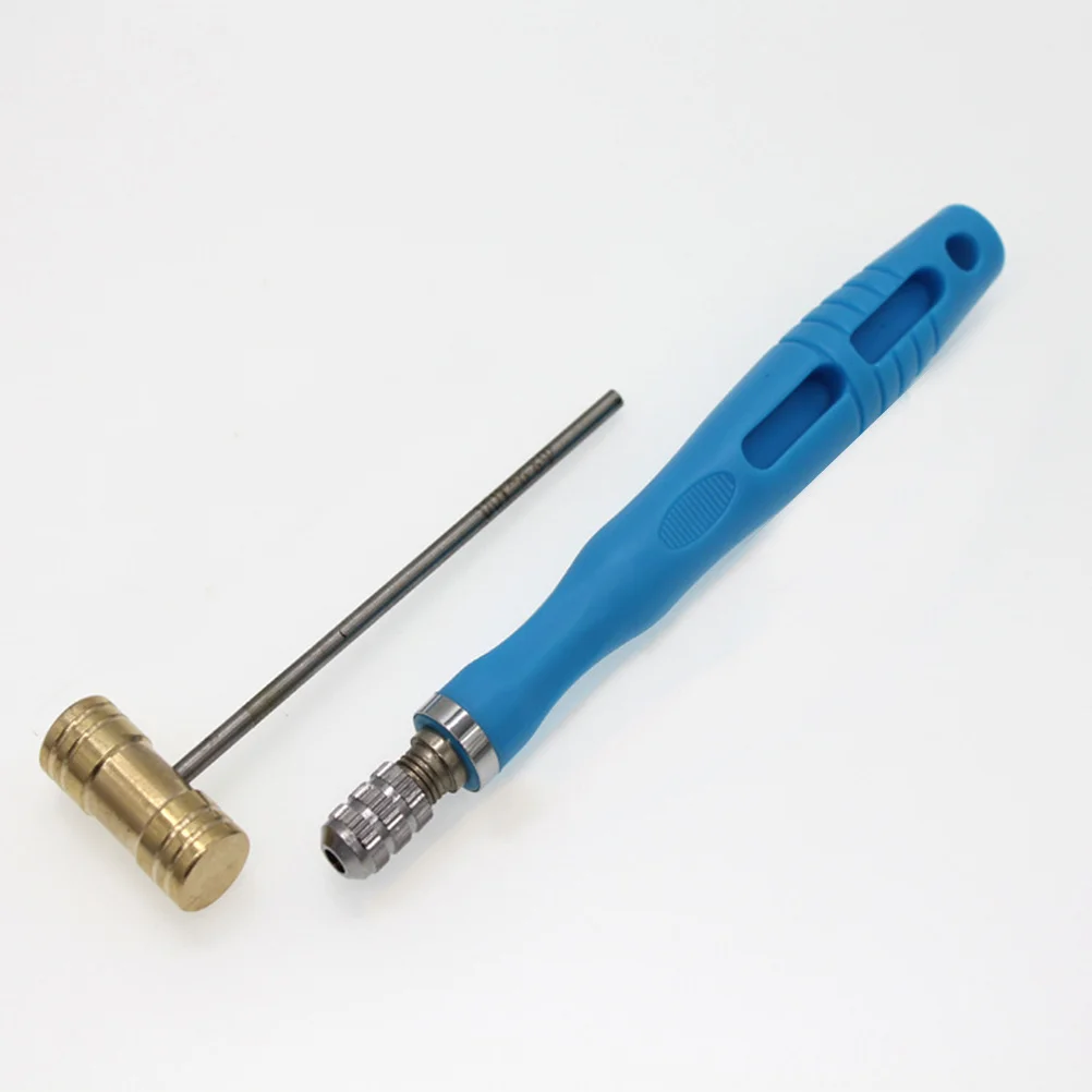 

Mini Copper Watch Repair Hammer Slim Long Handle Lightweight Tool for Metal Stainless Steel Watch Strap Adjusting