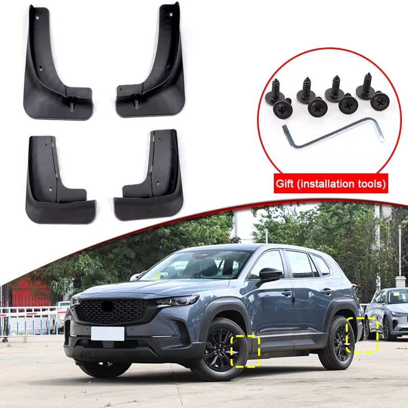 car-styling-fit-for-mazda-cx-50-2023-2024-abs-car-mud-flaps-splash-guard-mudguards-mudflaps-front-rear-fender-auto-accessories
