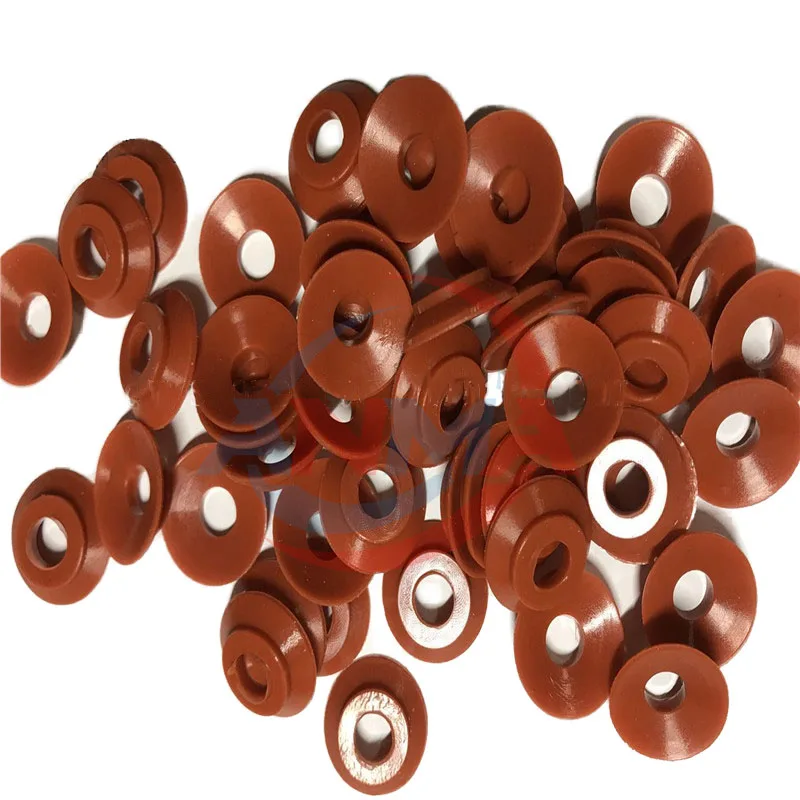 200/Lots GTO Red Rubber Sucker 42.016.072/A For Heidelberg Offset Printing Machine Nozzle Suction Cup 42.016.072 Spare Parts