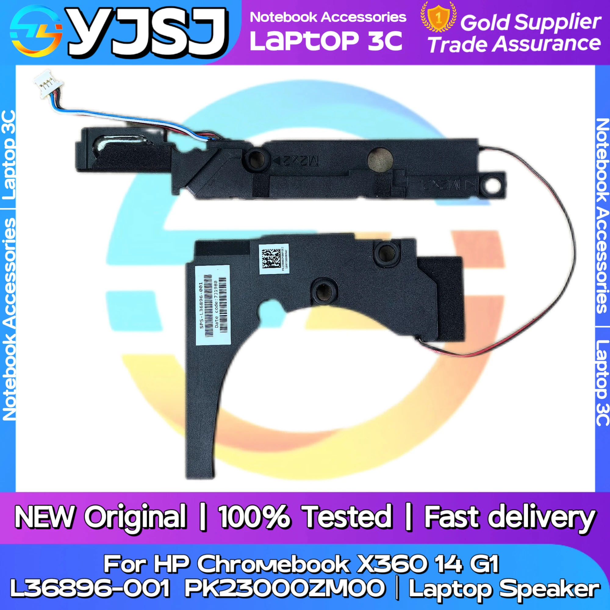 New Original Laptop Notebook Audio Speaker For HP Chromebook X360 14 G1 built-in speaker horn audio L36896-001 PK23000ZM00