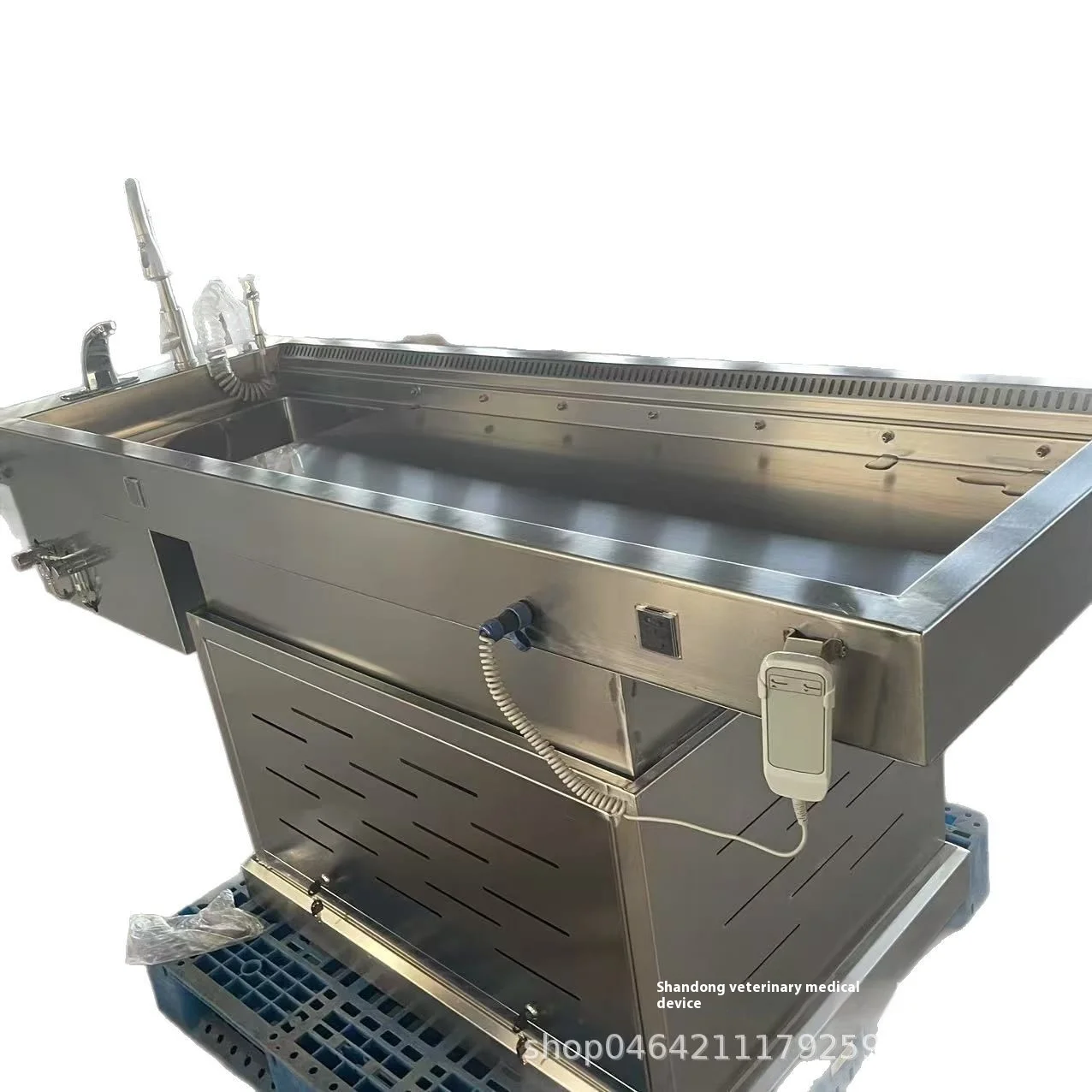 304 Stainless Steel Autopsy Table For Pet Care For Dog Forensic Specimens & Funeral Parlour Morgue Operating Use