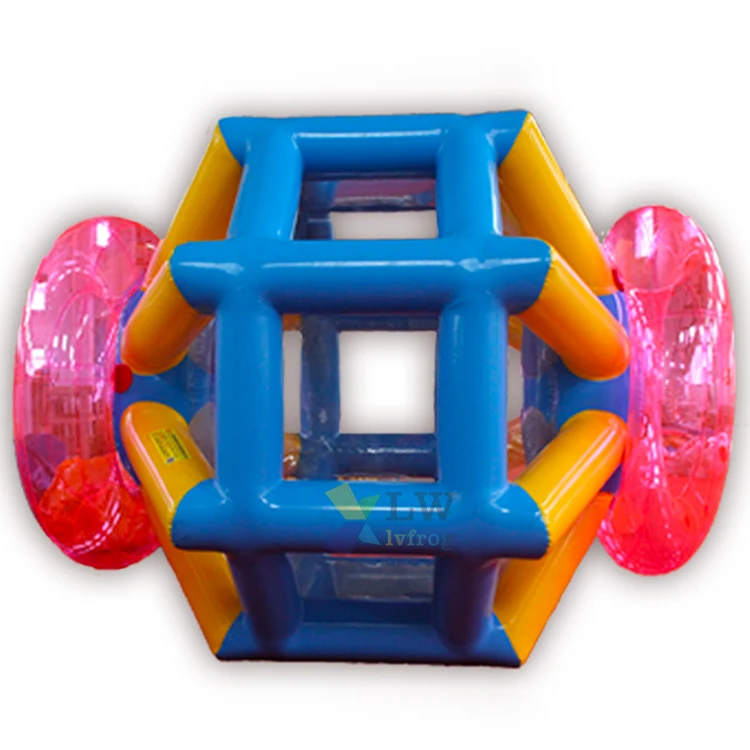 New Style Inflatable Water Park Games Hamster Wheel Toys & Water Roller Sports Castle For Sale