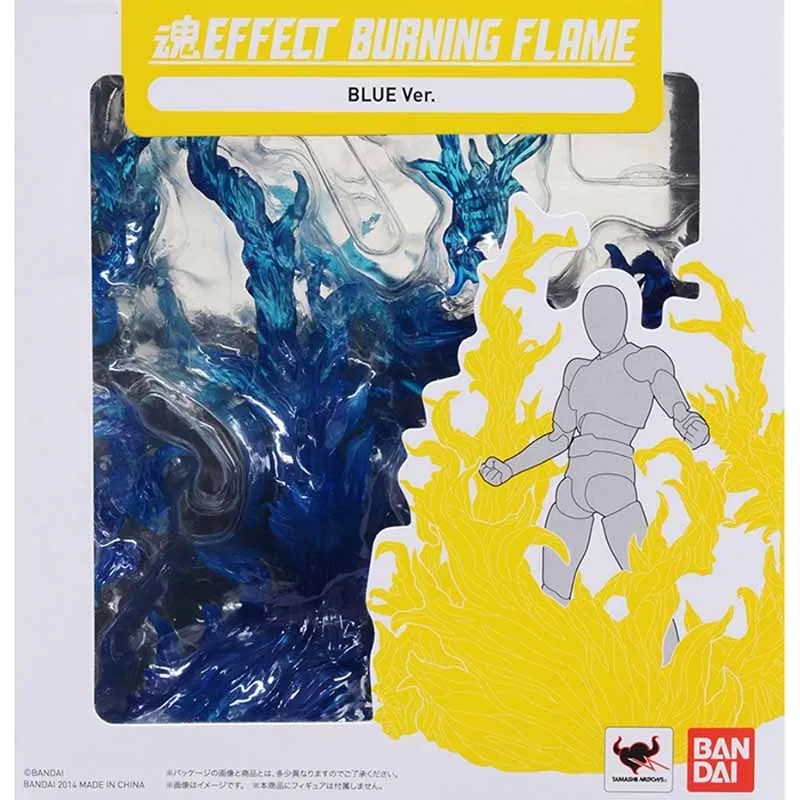 

Оригинальная аниме-фигурка Bandai SHF EFFECT BURNING FLAME BLUE Ver. Фигурки игрушки для мальчиков/девочек/детей/Рождественский подарок