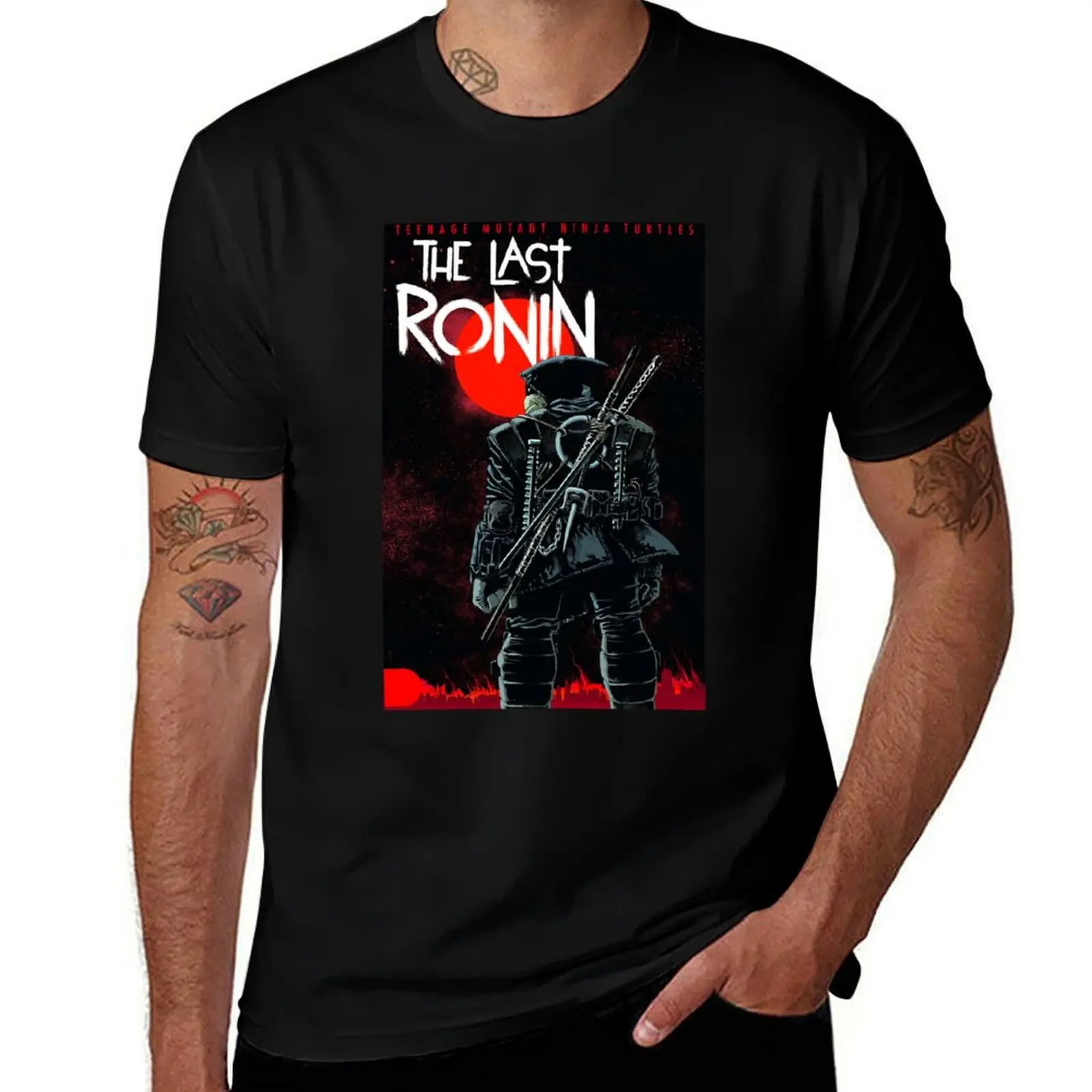 

Last ronin T-Shirt anime figures hippie clothes summer 2025 summer shirt mens clothes