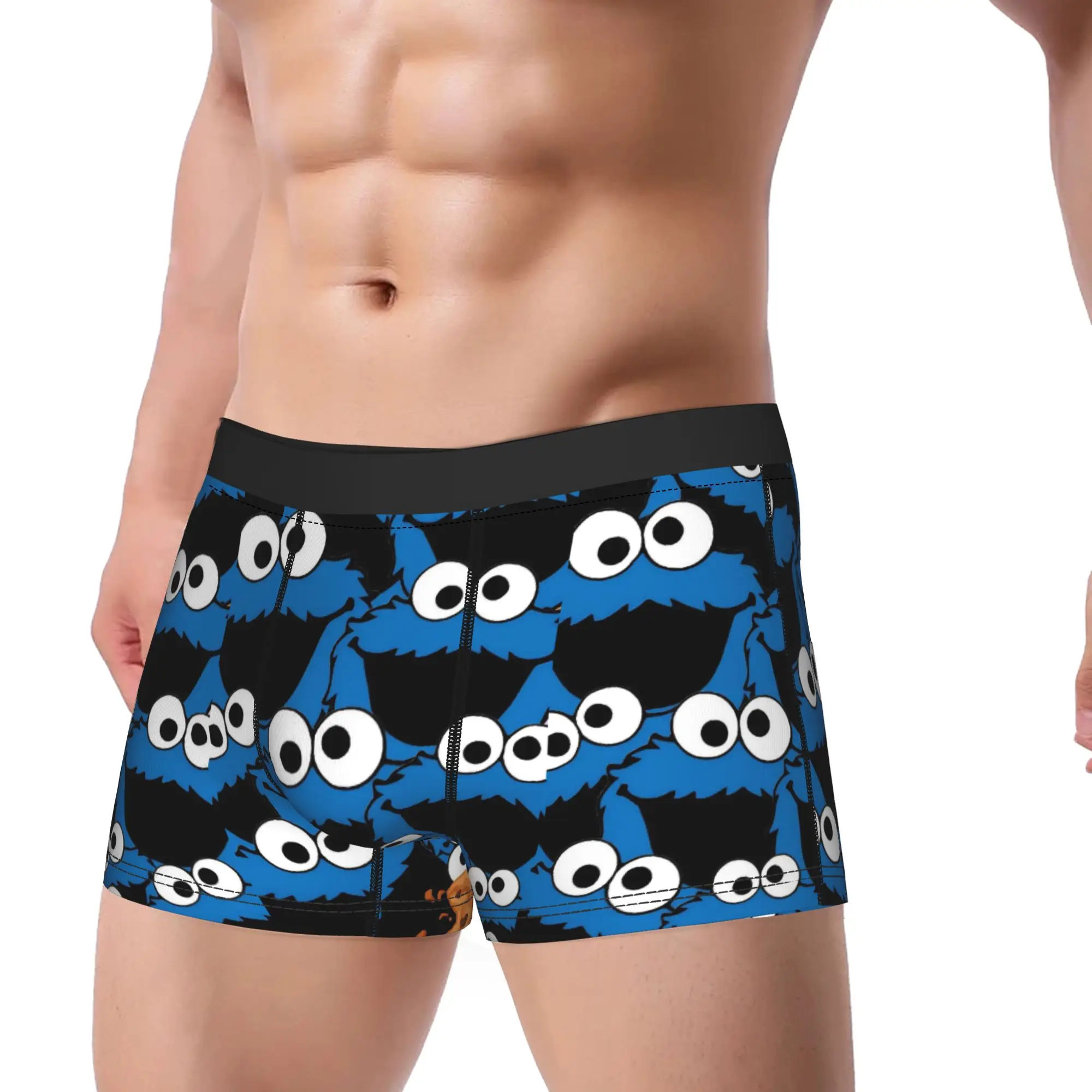 Cookies Monsters Merch Boxers Briefs Fun Underwear  Boxer Underpants Gag Gift For Man