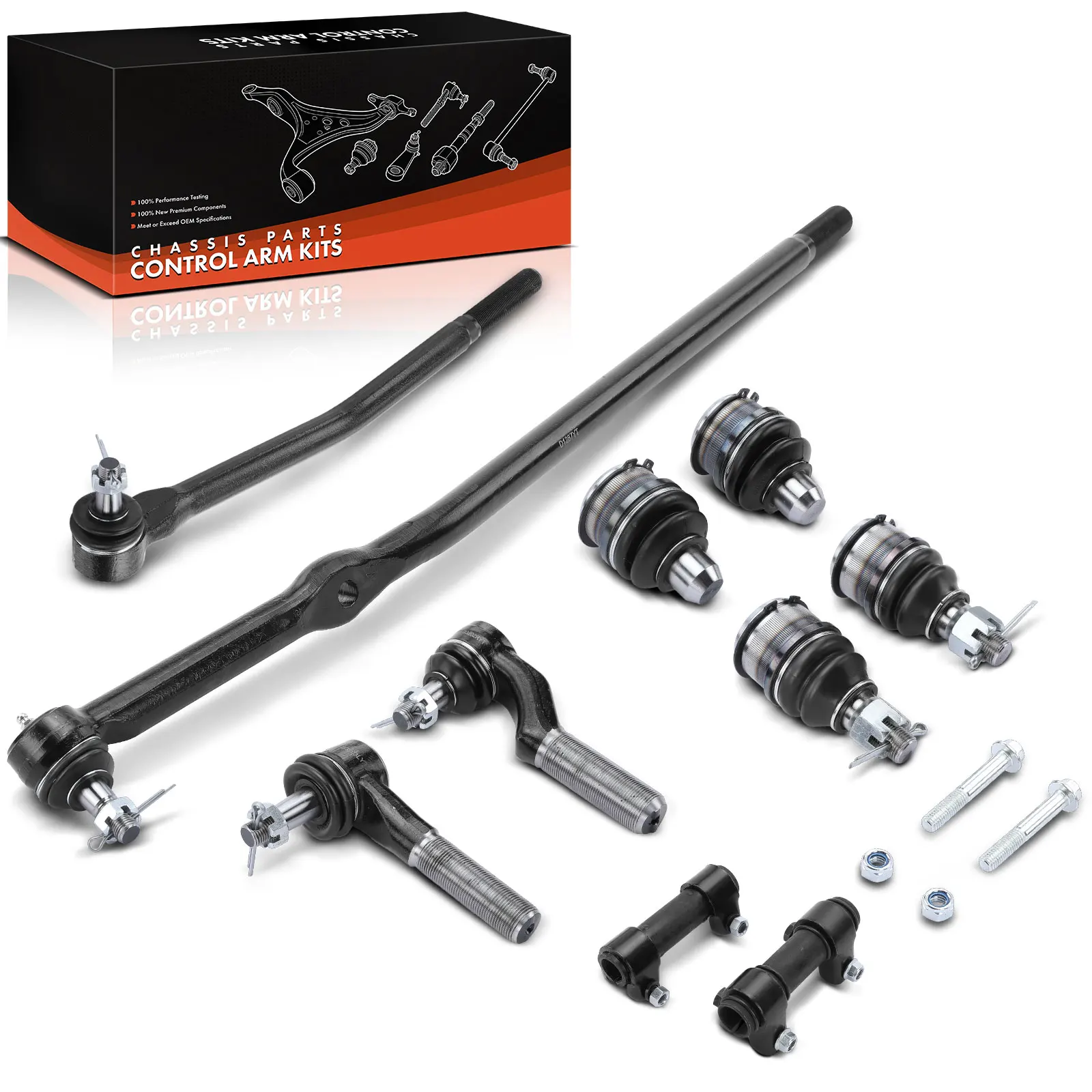 Frankberg 10-delige draagarmset vooras boven voor FORD USA Bronco terreinwagen Closed II GMC Jimmy 1979-2002 ES2012S