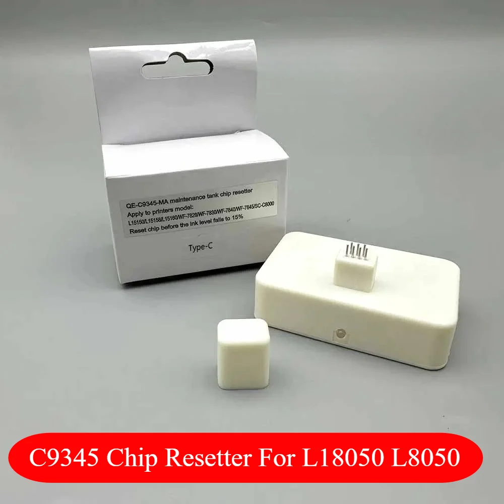 

C9345 Chip Resetter For L18050 L8050 WF-7830 7840 7820 7845 C8000 C58000 C7000 ET-5850 Maintenance Tank Resetting Type C Reset