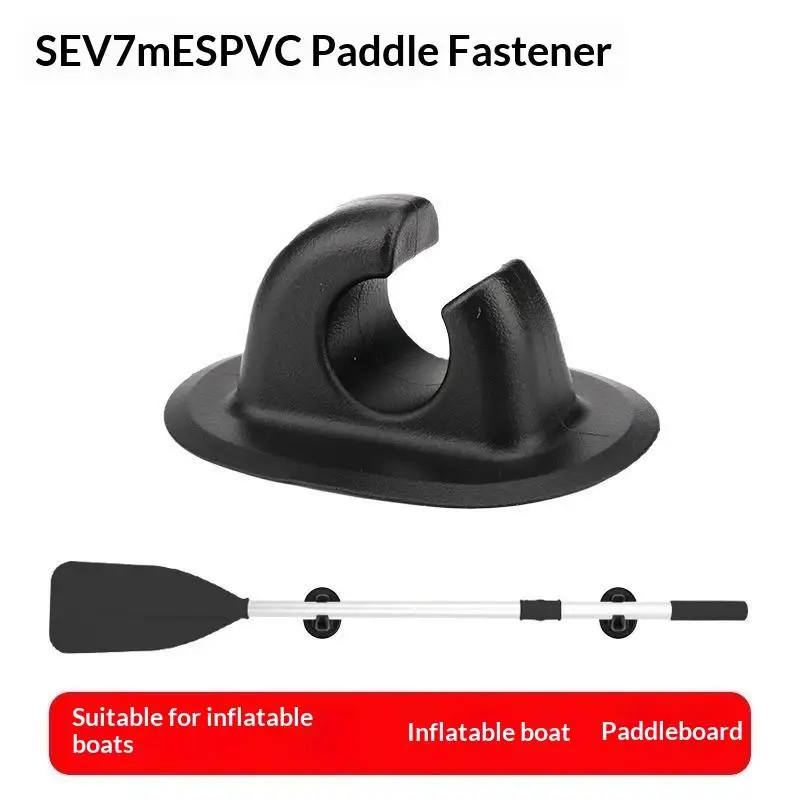 Rowing Paddle Clips Holder for Inflatable Boat Kayak Easy Install PVC Mount Patch for Canoe Dinghy Boating